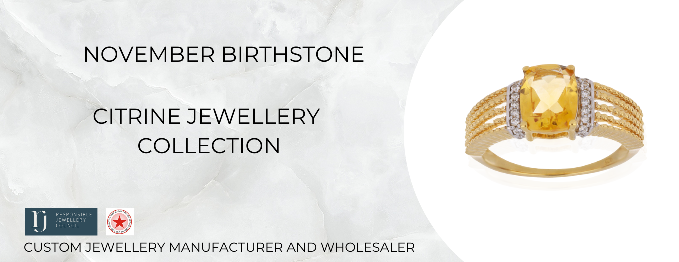 November birthstone citrine collection