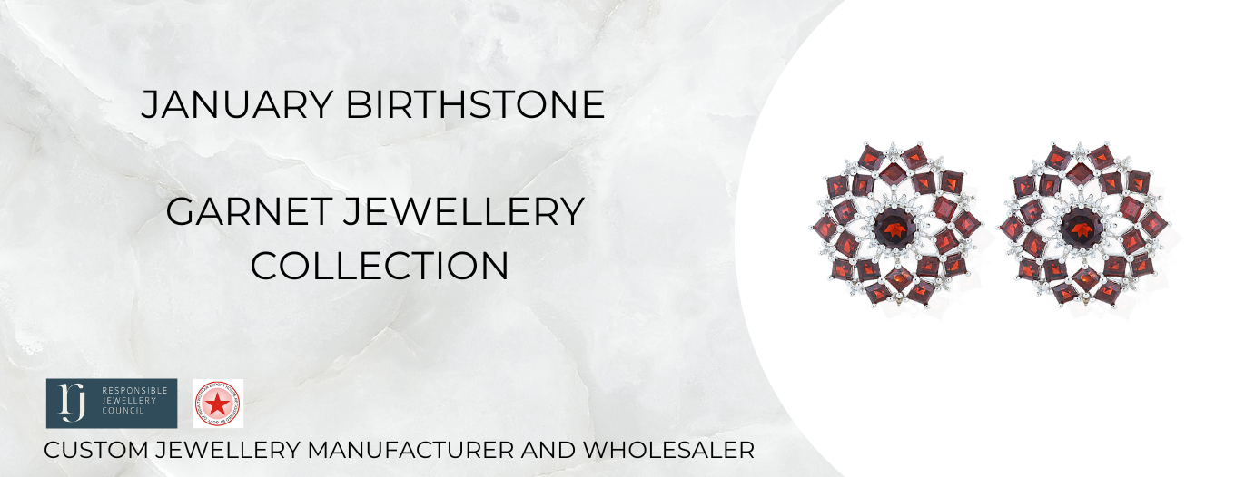 January Birthstone garnet collection