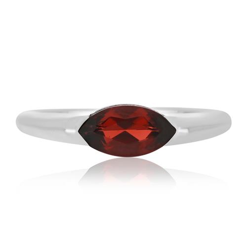 BUY 925 SILEVR GARNET GEMSTONE RING