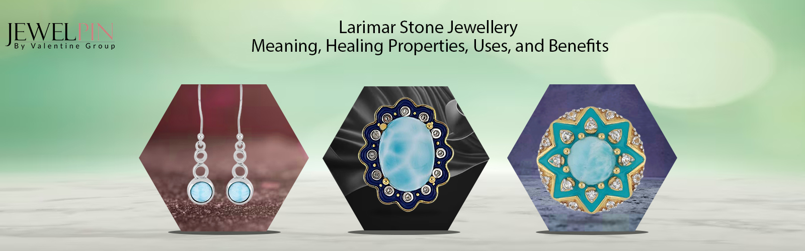 JewelP - Blue Larimar Stone Jewellery Meaning Healing Properties Uses and Benefits