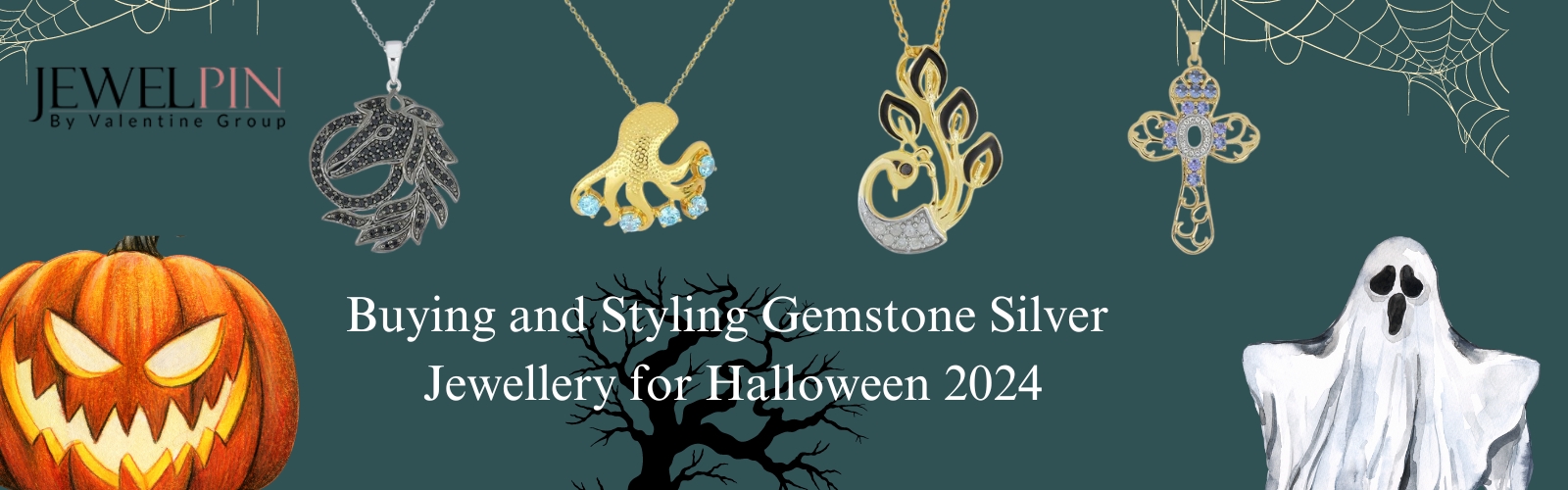 buying and styling gemstone silver jewellery for halloween 2024