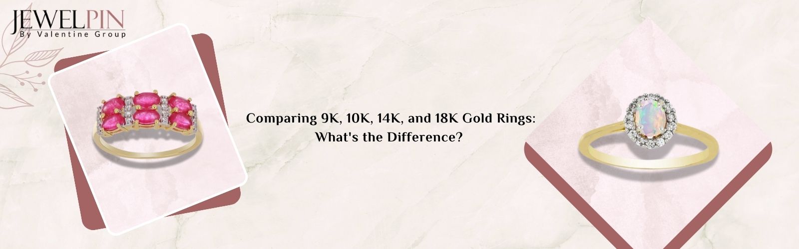 comparing 9k 10k 14k and 18k gold rings whats the difference