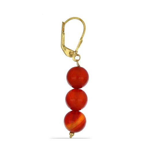 Blaiz + Red Beaded Earrings