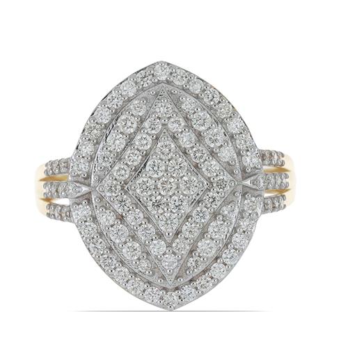 New Stylish Design Gold Plated AD Diamond Finger Ring For Men & Boys.